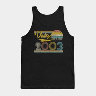 Classic 17th birthday gift for Men women Vintage 2003 Tank Top